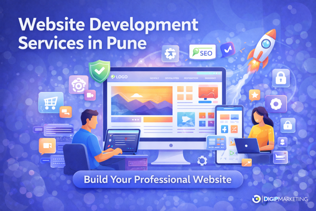 Website development process including planning design development testing and launch